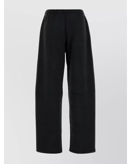 Alexander Wang Black Cotton Straight Joggers