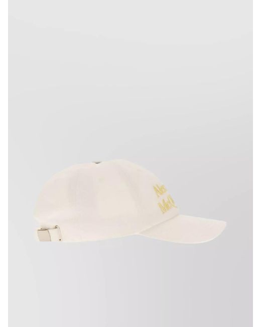 Alexander McQueen Natural Cotton Baseball Cap for men
