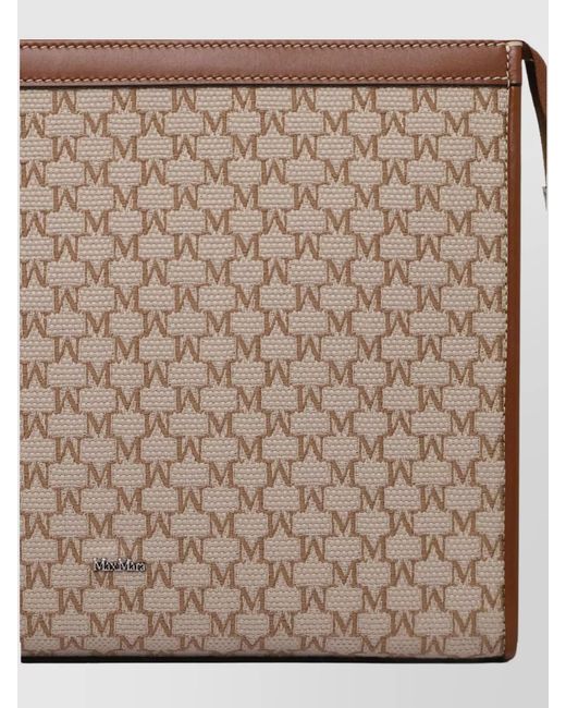 Max Mara White Clutch Bag