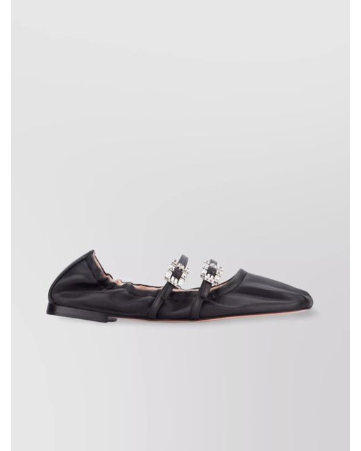 Roger Vivier Multicolor Strass Mini Strap Ballerina Soft