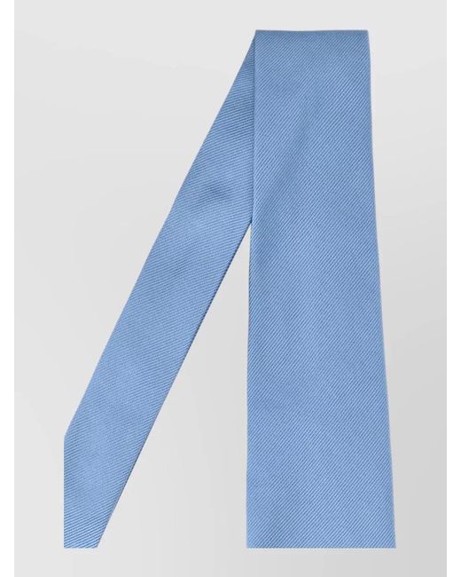 Tom Ford Blue Textured Narrow Tie Design Collection for men