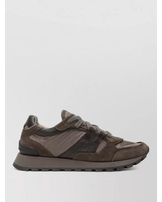 Brunello Cucinelli Brown Low Top Sneakers