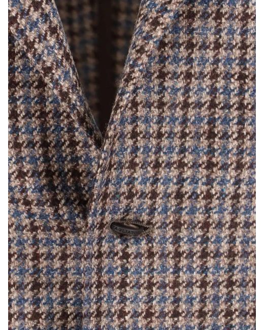Tagliatore Gray Cashmere Blend Blazer for men