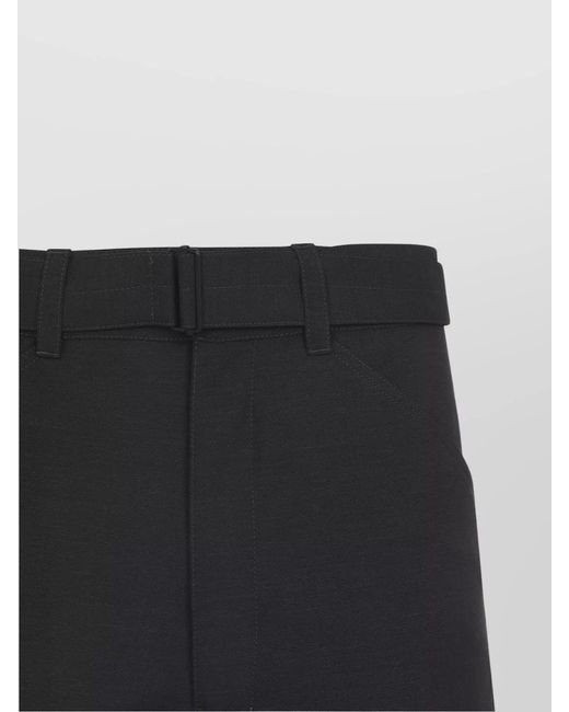 Lemaire Blue Curved-Leg Relaxed-Fit Tailored Trousers