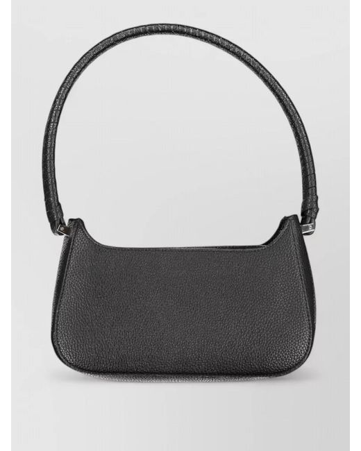 Tommy Hilfiger Black Braided Handle Shoulder Bag