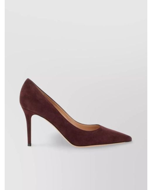 Gianvito Rossi Brown Leather Pumps