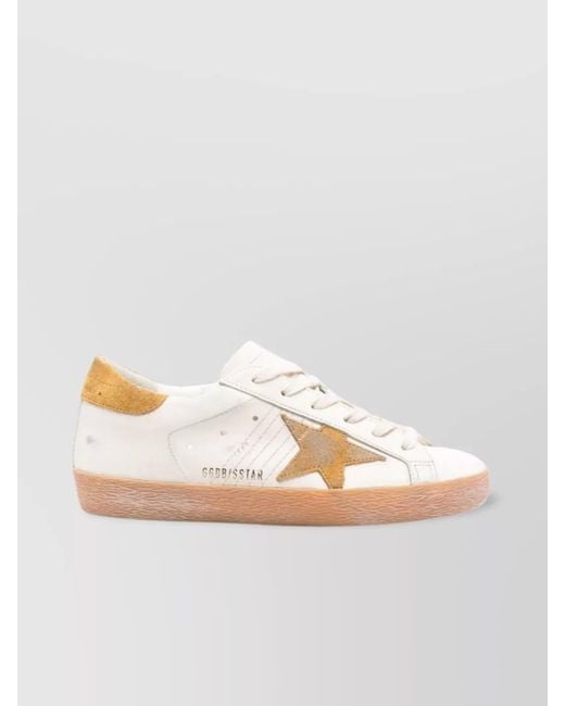 Golden Goose Women's Leather Sneakers With Star Patch And