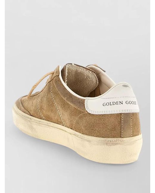 Golden Goose Deluxe Brand Natural Leather Soul Star Low-Top Sneakers