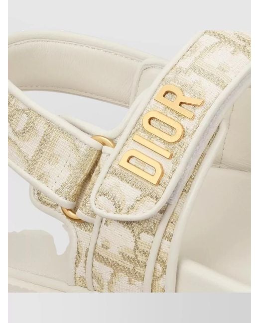 Dior Natural Sandals