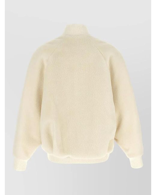 Jacquemus Natural Alpaca Wool Oversized Jacket