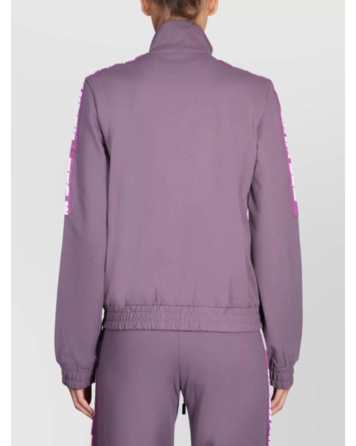 Off-White c/o Virgil Abloh Purple High Collar Jacket