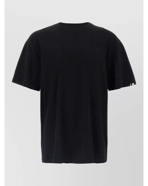 Extreme Cashmere Black Short Sleeve Crew Neck Regular T Shirt for men