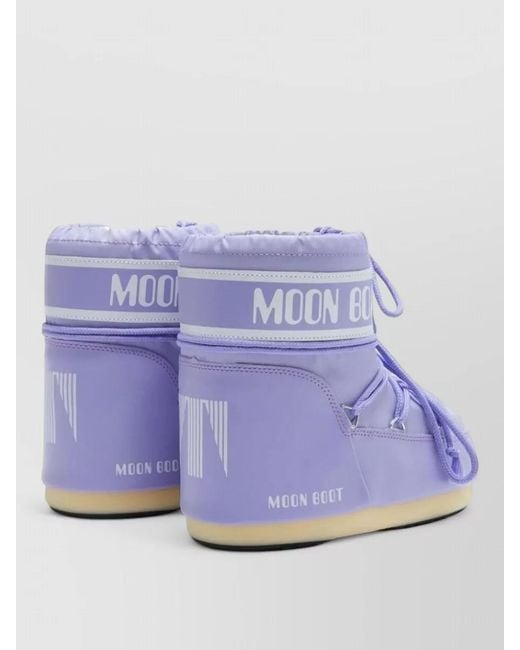 Moon Boot Blue Icon Low Snow Boots Calf Length