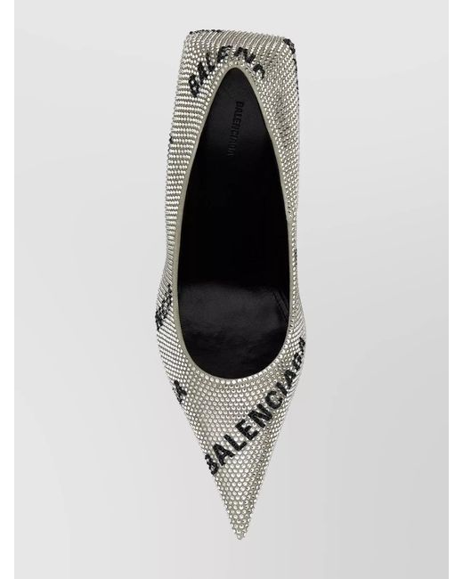 Balenciaga White Leather Pumps