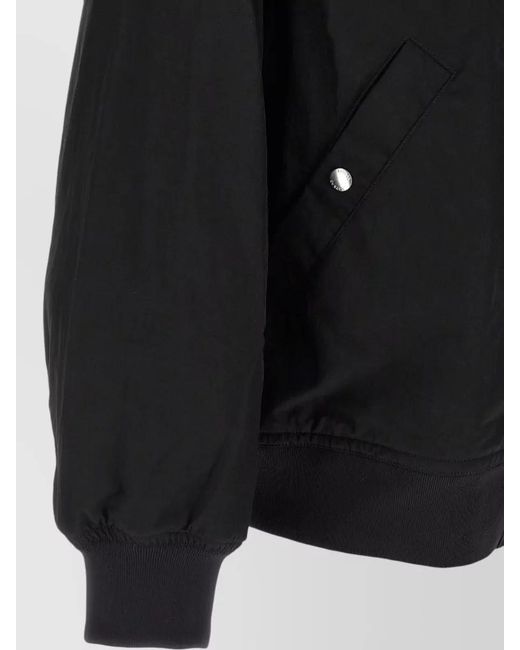Tatras Black High-Neck Nylon Bomber Jacket for men