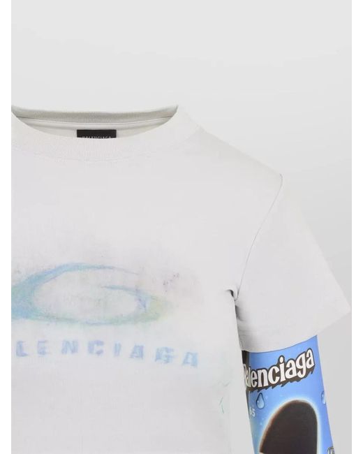 Balenciaga White Long Sleeve Tops