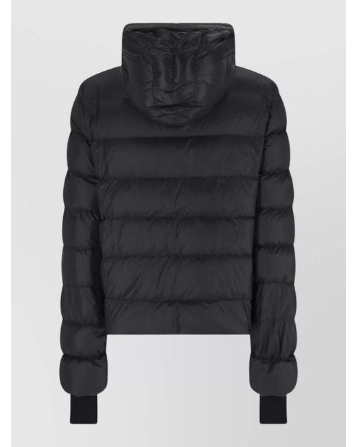 Rick Owens Black Puffer Coat for men