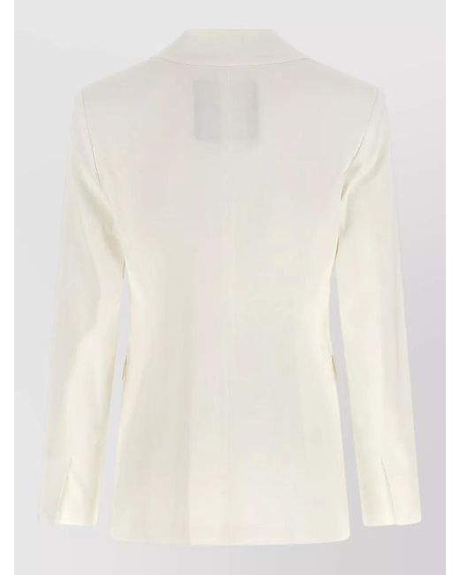 Pinko Natural Effie Tailored Blazer Long Sleeve Vent