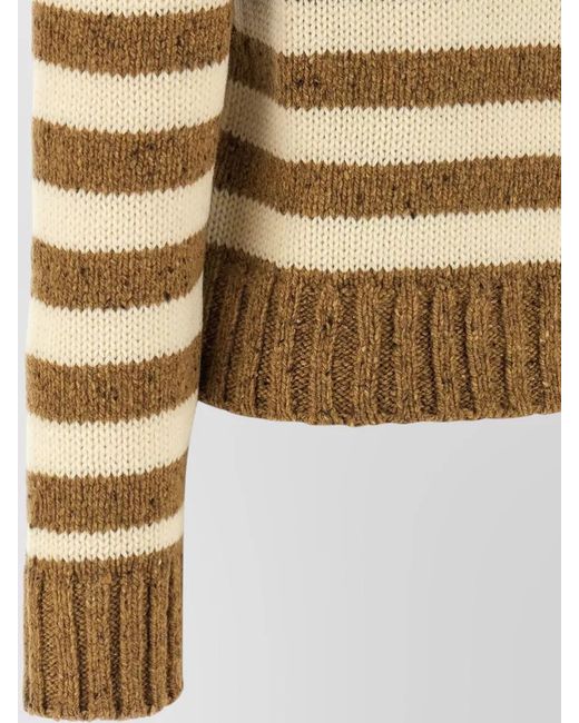 A.P.C. Metallic Striped Wool Jumper