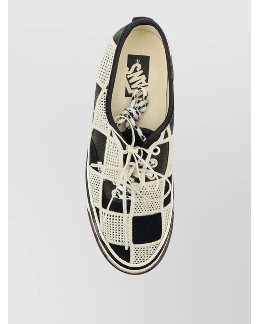 Vans Metallic Shell Knit Lace-Up Sneakers