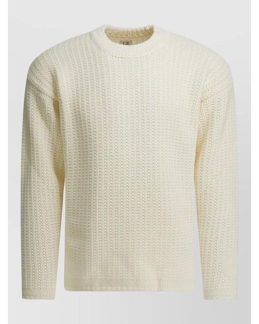 C P Company Natural Wool Jumper for men