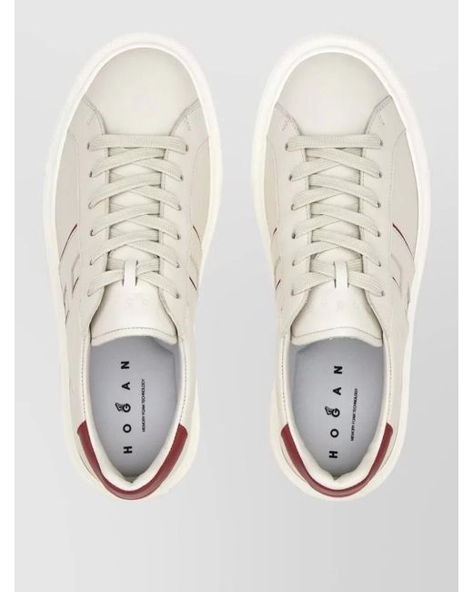 Hogan Natural Silk And Nylon Low-Top Sneakers for men