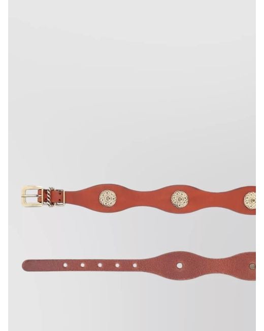 Etro Brown Leather Belt