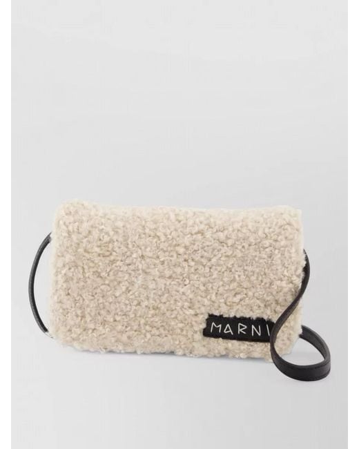Marni Natural Museo Polyester Crossbody Bag