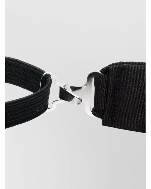 DSquared² Black Silk Fine Ribbed Bow Tie for men