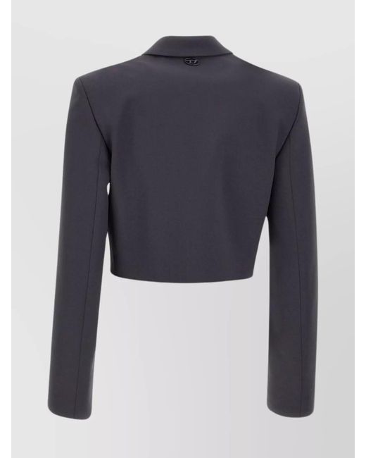 DIESEL Blue Cropped Jacket