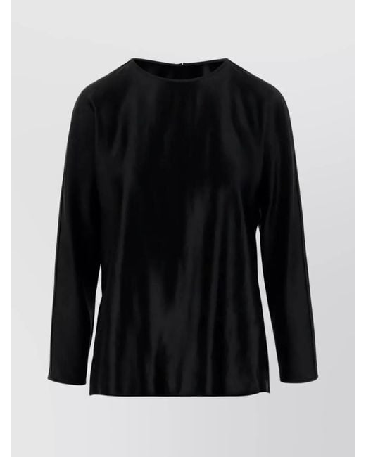 Giorgio Armani Black Silk Blouse