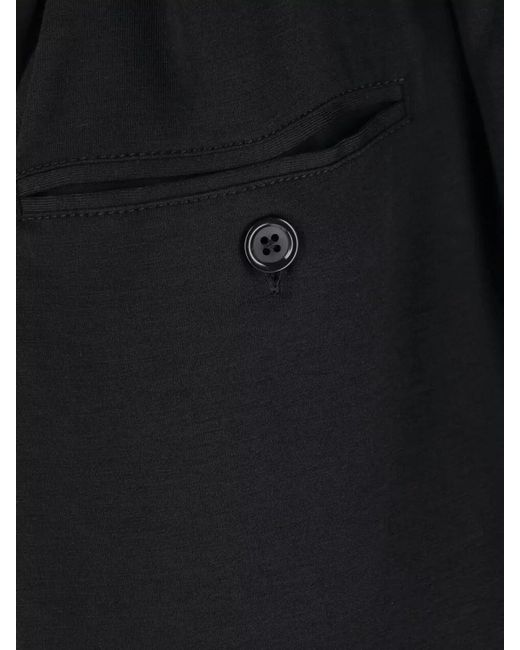 Dolce & Gabbana Black Lightweight Coat Casual Style Side Pockets for men