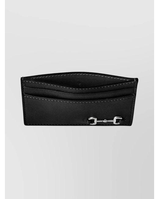 Gucci Black Leather Card Holder