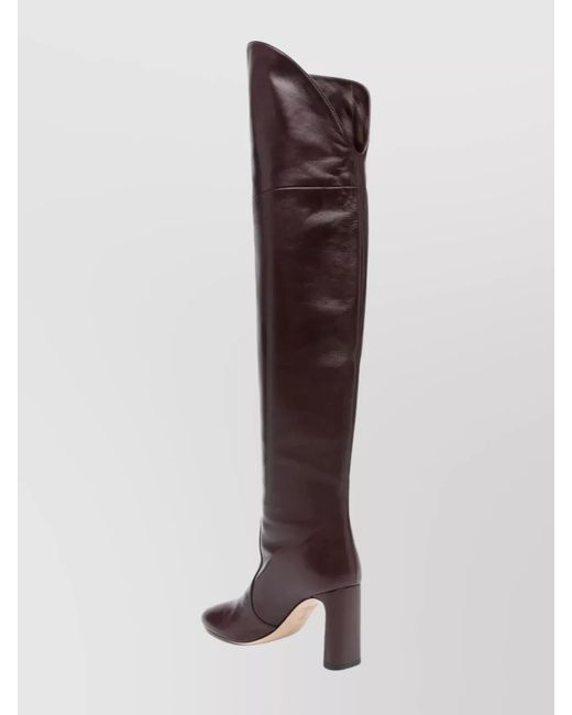 Stuart Weitzman Brown Leather Over-The-Knee Boots