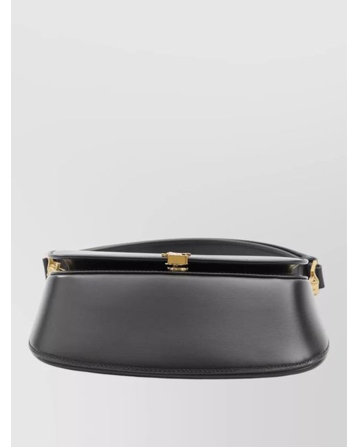 Saint Laurent Black Voltaire Mini Leather Shoulder Bag