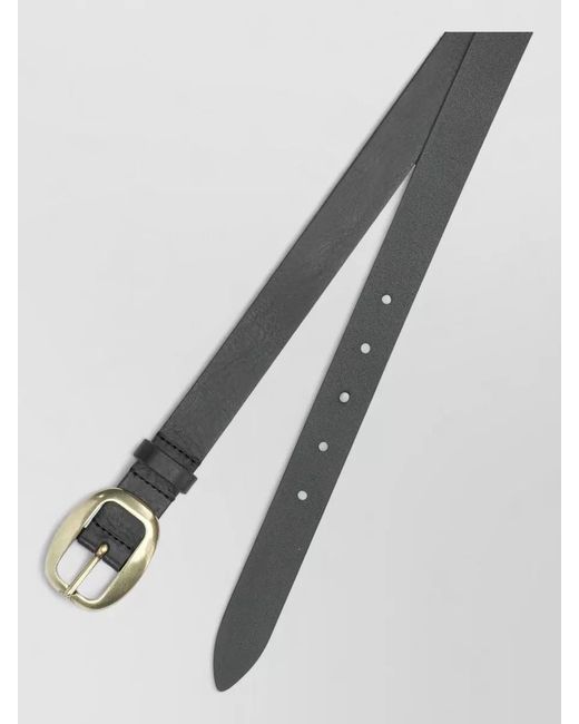 Isabel Marant Gray Dara Leather Belt Adjustable Length