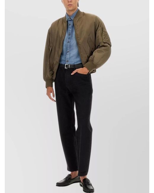 Saint Laurent Multicolor Water Resistant Bomber Jacket Design for men