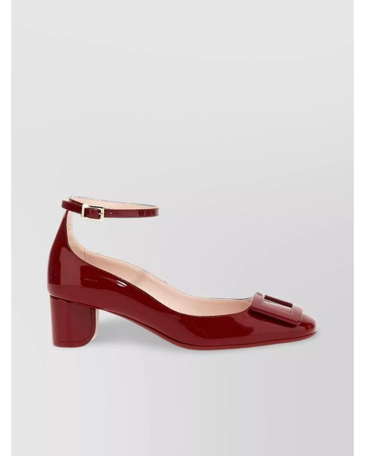 Roger Vivier Red 'Roundy' Pumps
