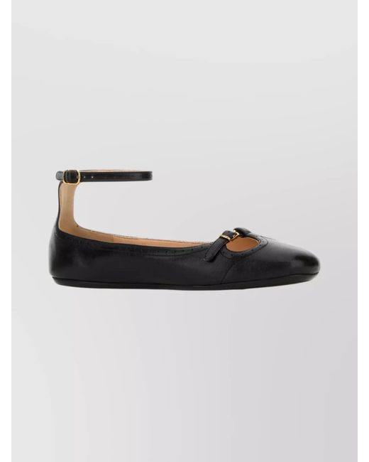 Chloé Multicolor Leather Ballerina Shoes