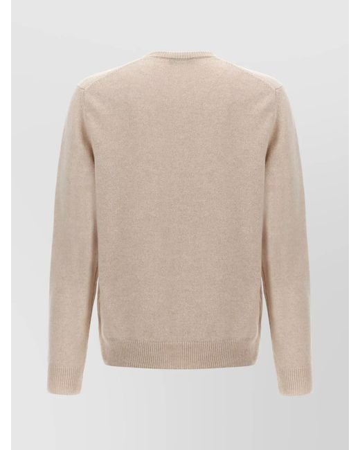 Zanone Natural Wool Crewneck Jumper for men