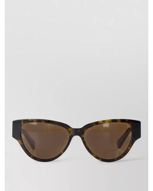 Bottega Veneta Gray Cat Eye Sunglasses Tinted Lenses Tortoiseshell Frame