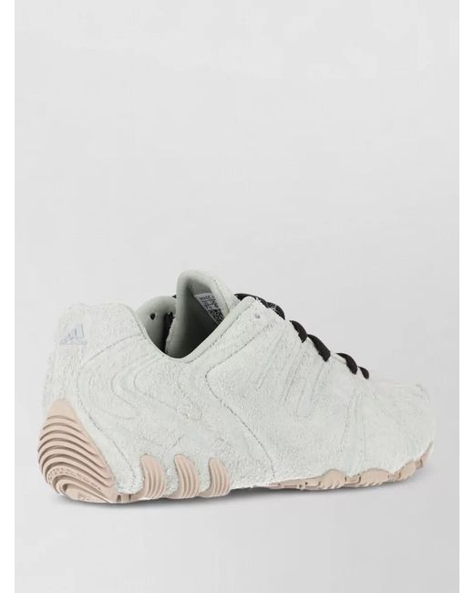Adidas White Low Top Lace-Up Sneakers