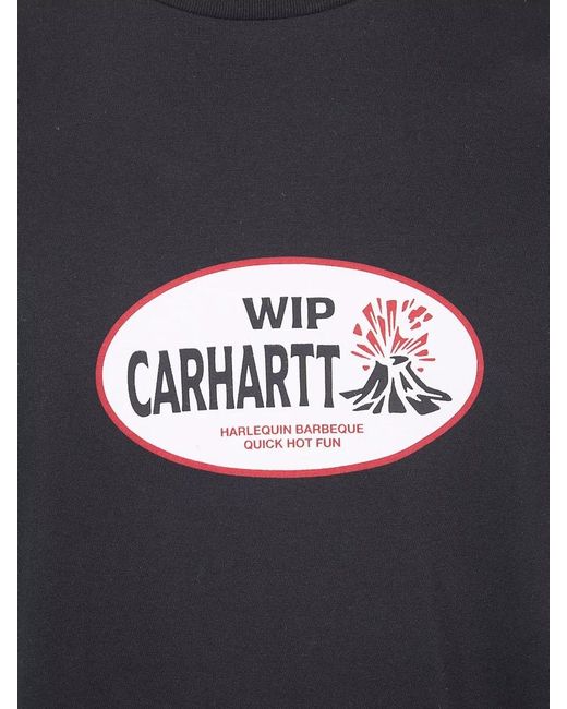 Carhartt Blue Harlequin Bbg Organic Cotton Short-Sleeve T-Shirt for men