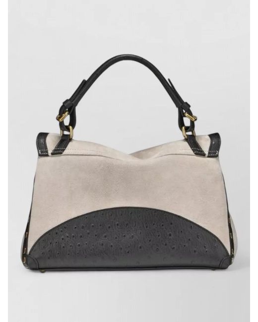 Zanellato White Shoulder Bag Zashmere Cactus Small Size