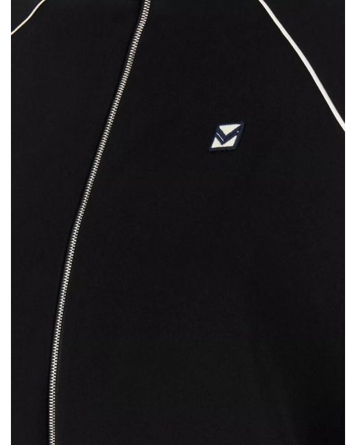 Tory Burch Black Sweatshirt Triacetate Blend Shoulder Inserts