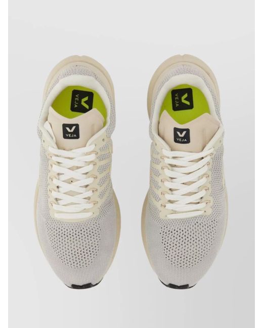 Veja Metallic Leather Low Top Sneakers for men
