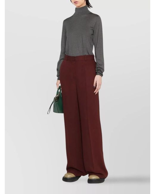 Brunello Cucinelli Black Cashmere Silk Turtleneck Long-Sleeve Knitted Top