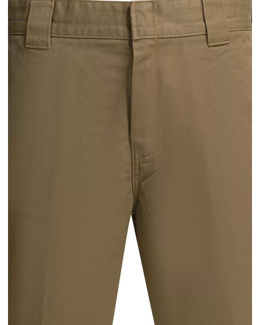 Carhartt Green Utility Chino Shorts for men