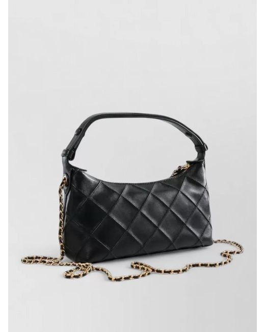 Tory Burch Metallic Fleming Leather Shoulder Bag Chain Strap