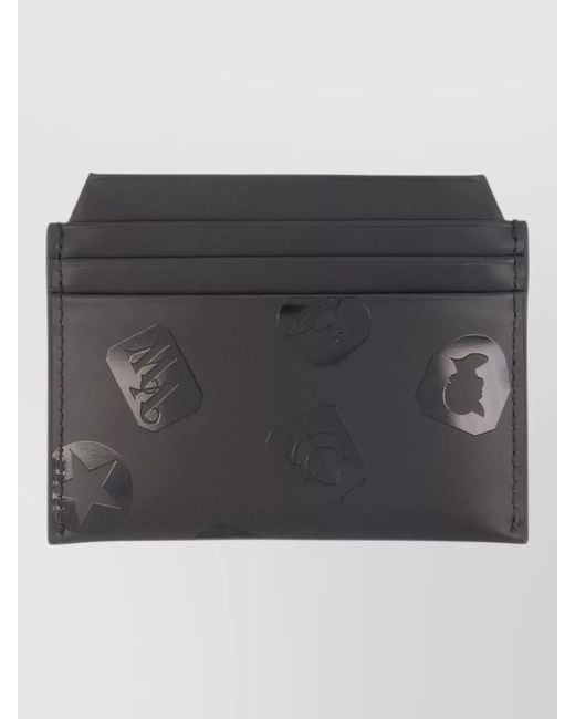 Vivienne Westwood Gray Leather Card Holder